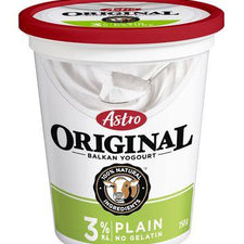 Image of Astro Original Balkan 3% Yogurt, Plain 750g