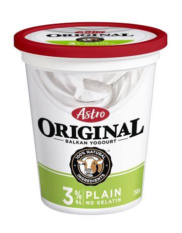 Astro Original Balkan 3% Yogurt, Plain 750g