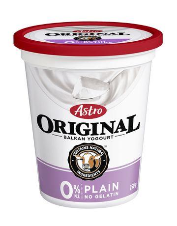 Astro Original Balkan 0% Yogurt, Plain 750g