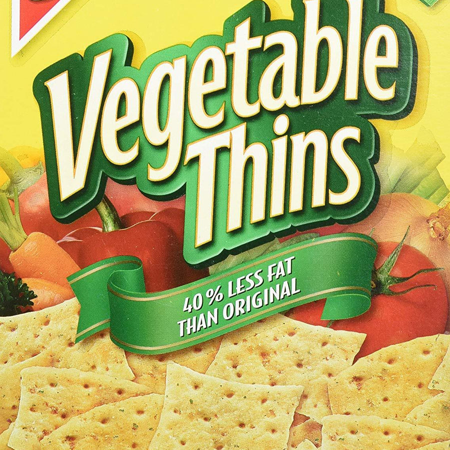 Christie Crackers Vegetable Thins, Low Fat200g