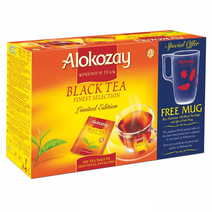 Alokozay Black Tea with Mug 100 CT