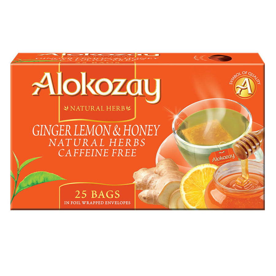 Alokozay Ginger Lemon Honey Tea Bag 25 CT