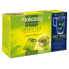 Image of Alokozay Green Tea with Mug 100 CT
