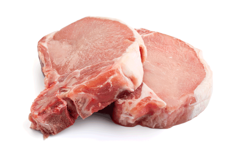 Center Cut Pork Loin Chops Bone in