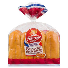 Image of Brioche Hot Dog Buns 8 Pack 385g