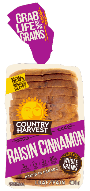 Country Harvest Bread, Cinnamon Raisin 600g