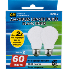 Image of Cm Soft White 60W Lightbulbs 2 Pk
