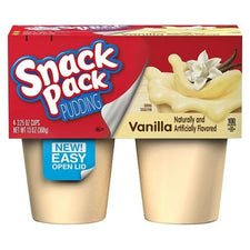 Image of Hunts Vanilla Snack Pack 4Pack