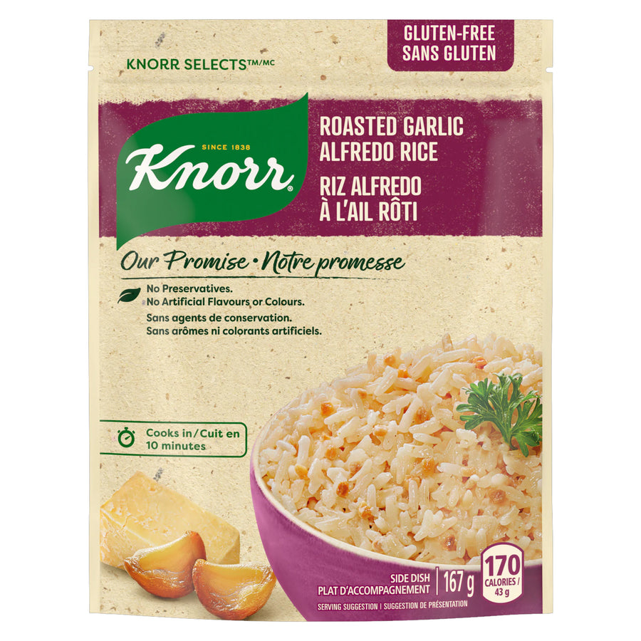 Knorr Roasted Garlic Alfredo Rice 167g