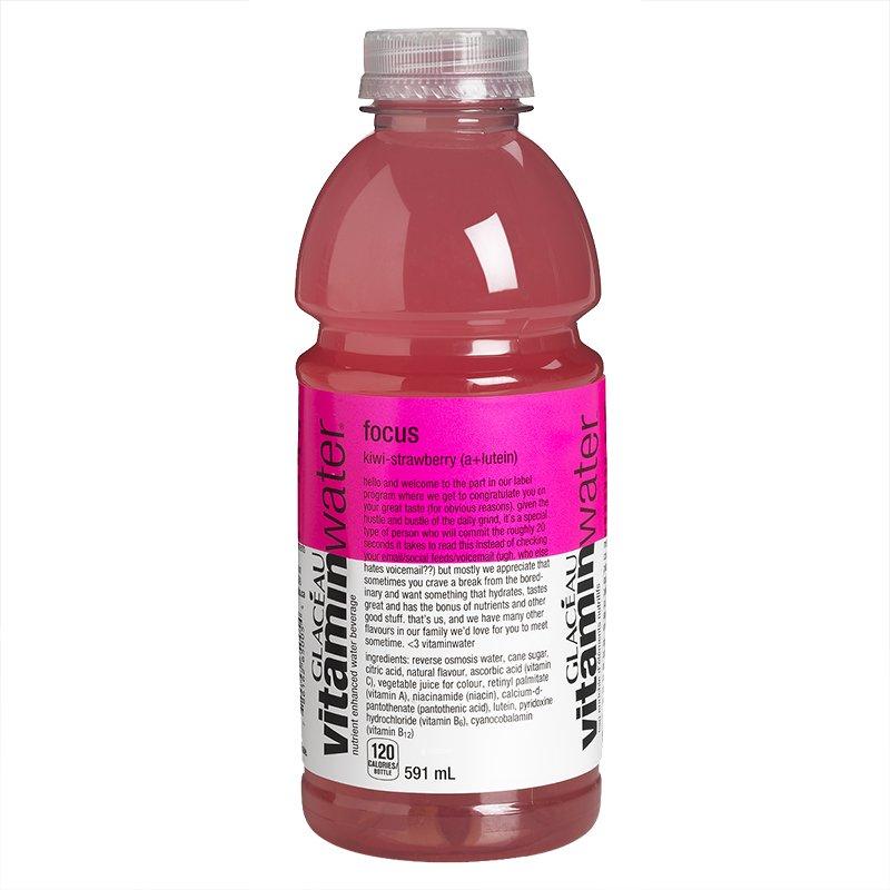 Glaceau Focus Kiwi Strawberry Vitamin Water591 Ml