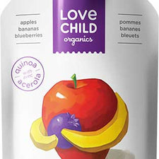Image of Love Child, Organic Apples, Bananas & Blueberries 128 mL