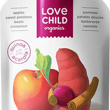 Image of Love Child, Organic Apples, Sweet Potatoes, Beets & Cinnamon Pouch 128 mL
