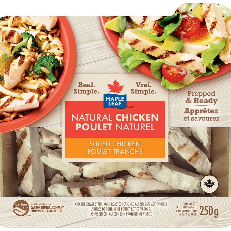 Maple Leaf Natural Selections Sliced Chicken 250g