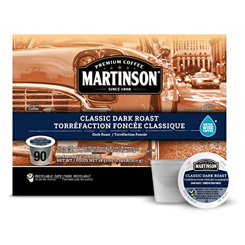 Martinson Coffee Pods Dark Roast 90 Count