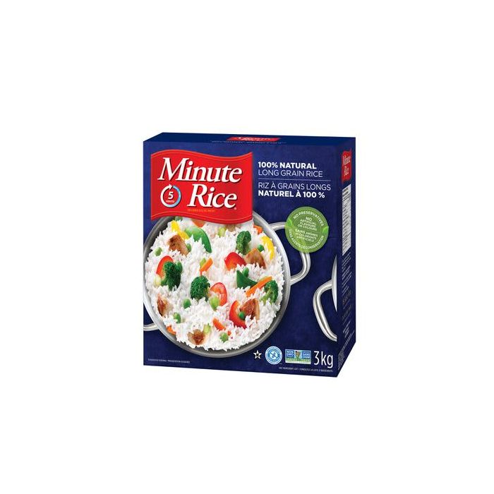 Minute Rice 3kg Box – Mike Dean Local Grocer