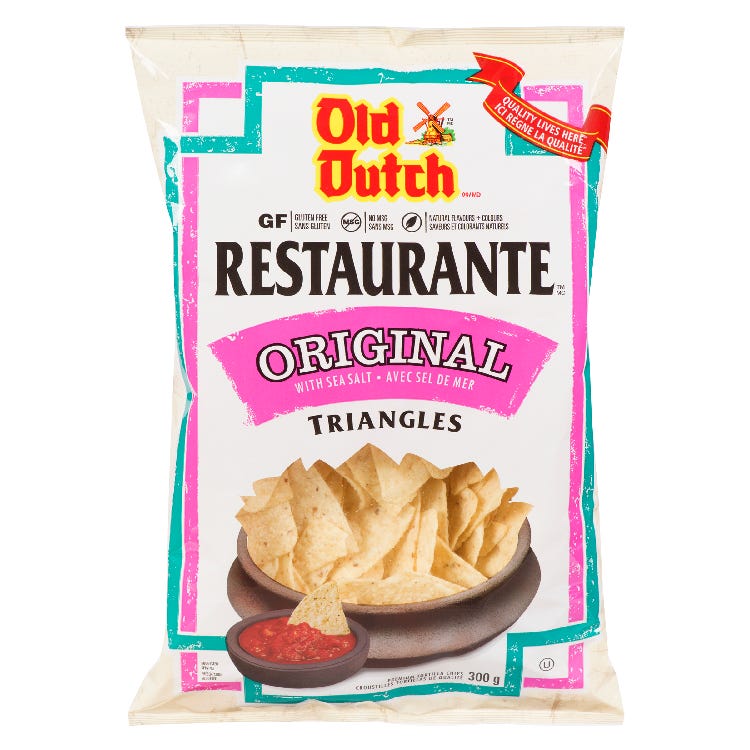 Old Dutch Restaurante Original Tortilla Chips 300g