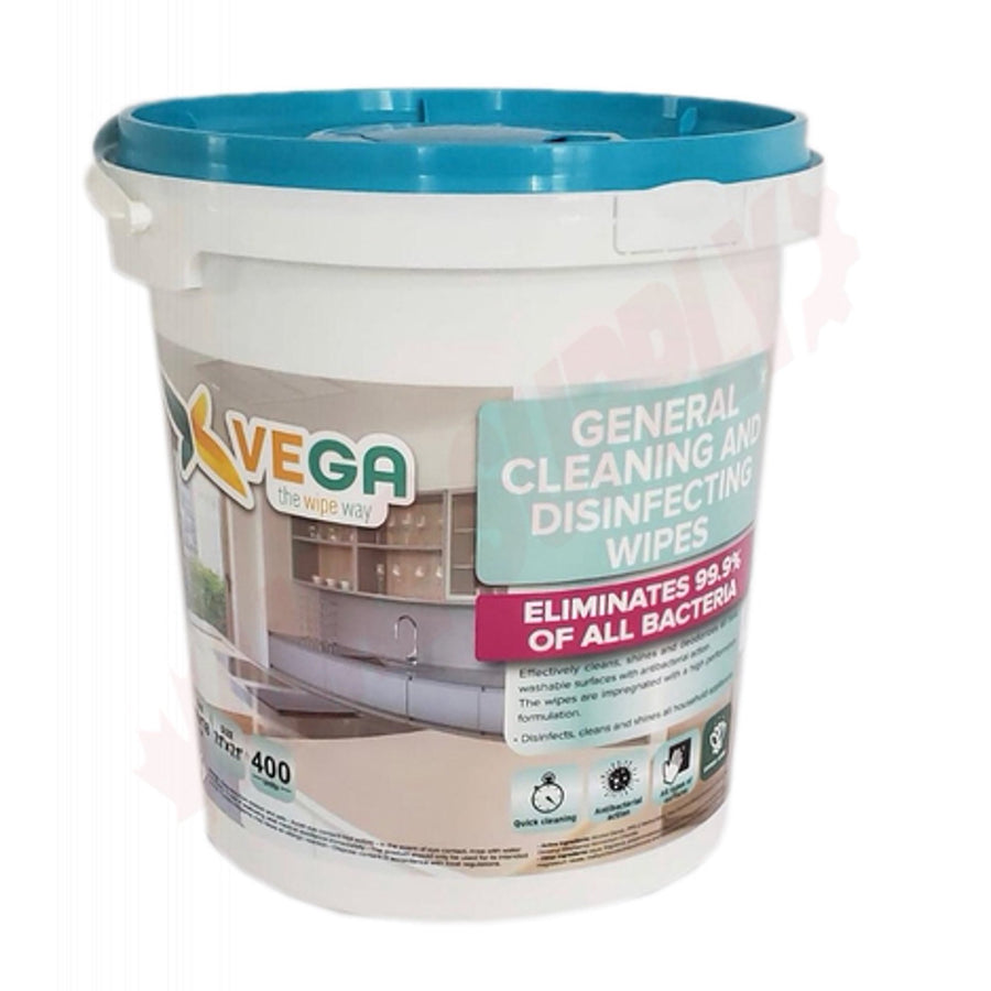 Vega Disinfecting Wipes 400 Count Pail