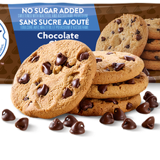 Image of Voortman No Sugar Added Chocolate Chip Cookies 320g