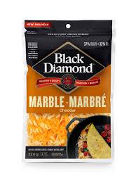 Black Diamond Shredded Cheese, Marble 320g