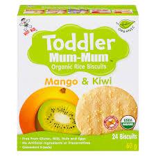 Image of Mum Mum Organic Rice Biscuit Mango Kiwi 50g