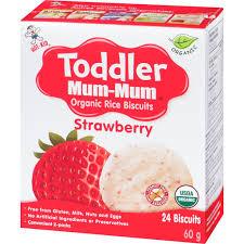 Image of Mum Mum Organic Rice Biscuit Strawberry 50g
