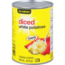 No Name Diced White Potatoes 540 ML