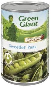 Green Giant Sweetlet Peas 14 OZ
