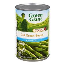 Image of Green Giant Cut Green Beans, 1/3 Less Salt 14OZ.