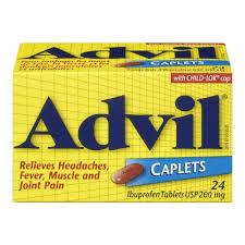 Advil Caplets Regular Strength 24 Pk