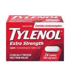 Image of Tylenol Extra Strength Caplets 24 Pk