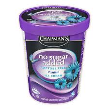 Image of Chapmans Vanilla Ice Cream, No Sugar Added 1L