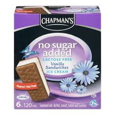 Image of Chapmans Vanilla Sandwiches, No Sugar Added 6 X 120ML