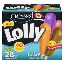 Chapmans Lolly Soda Pop 28Pk