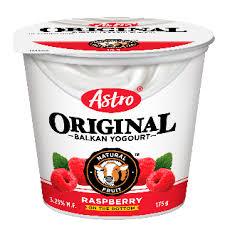 Image of Astro Original Balkan Yogurt, Raspberry 175g