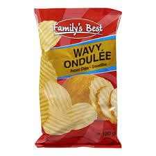 Family's Best Wavy Chips 130g