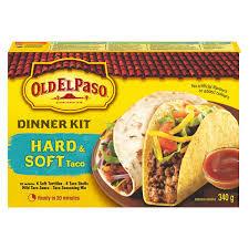 Image of Old El Paso Dinner Kit, Hard & Soft Taco 340g