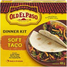 Old El Paso Dinner Kit, Soft Taco 340g