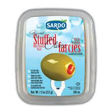 Image of Sardo Olive Gourmet Stuffed Jumbo Olives 250 Ml