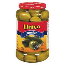 Image of Unico Jumbo Olives 750 Ml