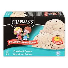 Chapmans Cookies N Cream Ice Cream 2L