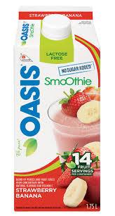 Oasis Smoothie Strawberry Banana 1.75 L