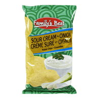 Image of Family's Best Sour Cream Chips 130g