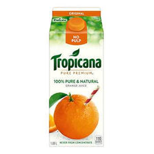 Image of Tropicana Pure Premium Orange No Pulp 1.89Lt