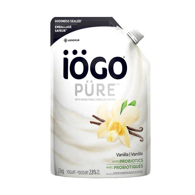 Iogo Vanilla 2kg Yogurt Pouch