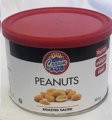 Crown Nut Salted Peanuts190 G