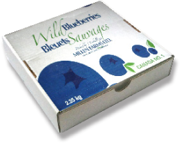 Millen Frozen Wild Blueberries 2.25kg Box