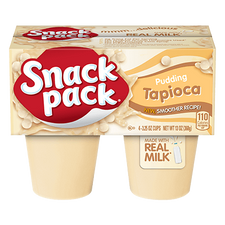 Image of Hunts Tapioca Pudding Snackpk 4Pack